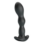 Party Up JIM Vibrating Plug - Black 14.5 cm USB Rechargeable Vibrating Butt Plug