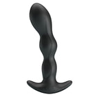 Party Up JIM Vibrating Plug - Black 14.5 cm USB Rechargeable Vibrating Butt Plug
