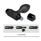 Party Up KEN Vibrating Butt Plug - Black 8.6 cm Vibrating Butt Plug - Hush Store Sydney 