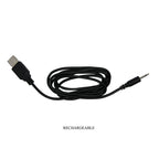 MR PLAY Vibrating Anal Plug - Black 12.8 cm USB Rechargeable Vibrating Butt Plug