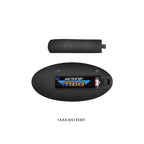 MR PLAY Powerful Vibrating Anal Plug - Black 12.4 cm USB Rechargeable Vibrating Anal Plug with Remote