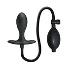 Party Up KEVIN Inflatable Butt Plug - Black 9.1 cm Inflatable Butt Plug - Hush Store Sydney 