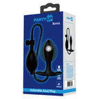 Party Up KEVIN Inflatable Butt Plug - Black 9.1 cm Inflatable Butt Plug - Hush Store Sydney 
