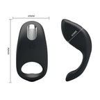 Party Up KING Rechargeable Cock Ring - Black USB Rechargeable Cock Ring - Hush Store Sydney 