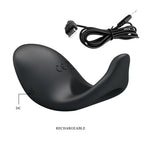 Party Up KING Rechargeable Cock Ring - Black USB Rechargeable Cock Ring - Hush Store Sydney 