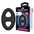 CRAZY BULL Oval Cock & Ball Ring - Black Cock & Ball Ring - Hush Store Sydney 