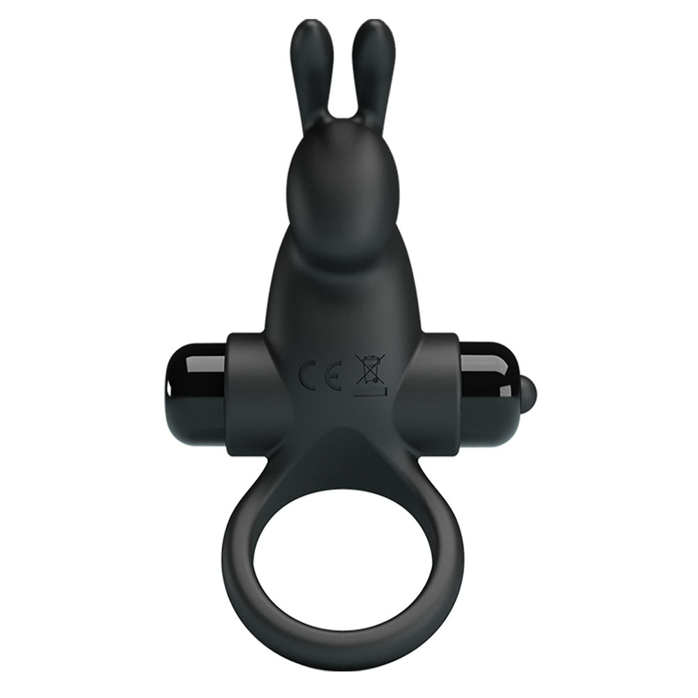 Party Up LARRY Vibrating Cock Ring - Black Vibrating Cock Ring - Hush Store Sydney 