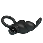 Party Up LARRY Vibrating Cock Ring - Black Vibrating Cock Ring - Hush Store Sydney 