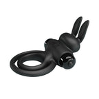 Party Up LAWRENCE Vibrating Cock Ring - Black Vibrating Cock & Balls Ring - Hush Store Sydney 