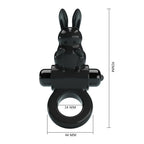 Party Up LEO Vibrating Cock Ring - Black Vibrating Cock Ring - Hush Store Sydney 