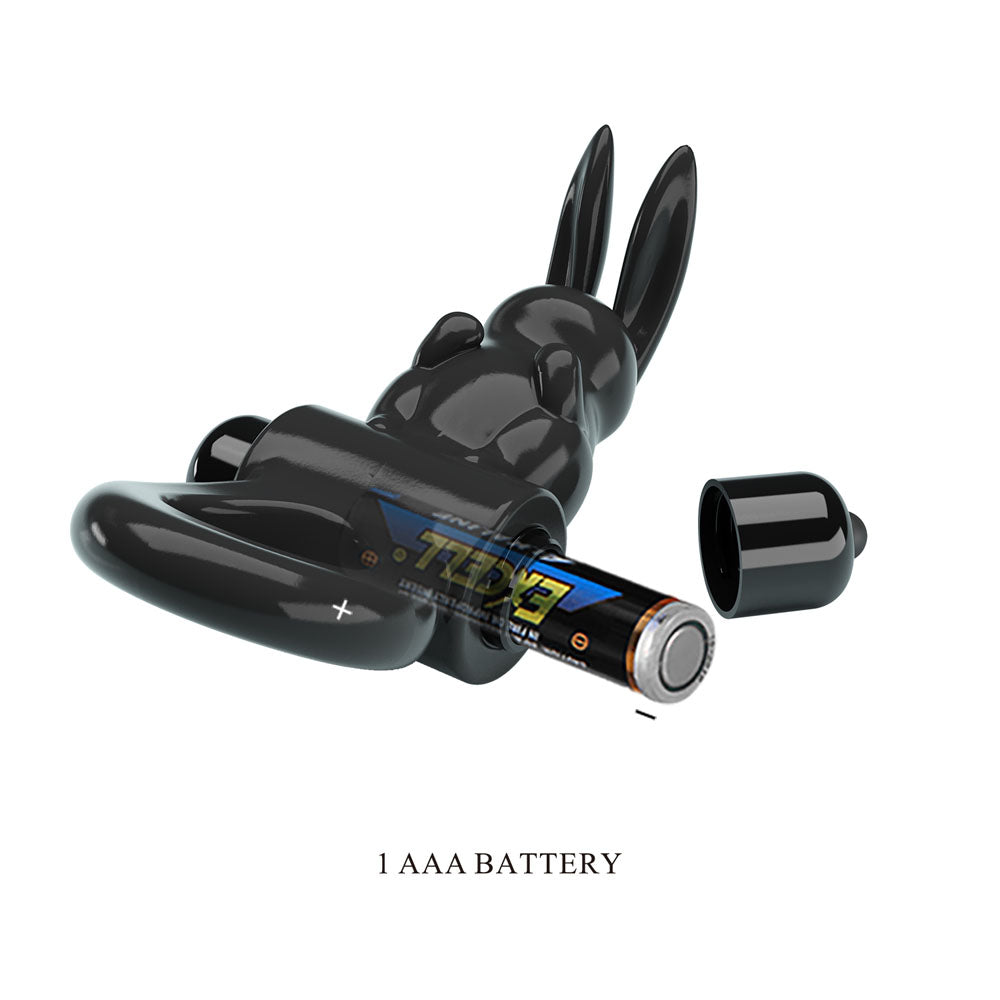 Party Up LEO Vibrating Cock Ring - Black Vibrating Cock Ring - Hush Store Sydney 
