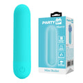 Party Up HARRY Mini Bullet - Teal - Teal 8 cm USB Rechargeable Bullet - Hush Store Sydney 