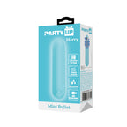 Party Up HARRY Mini Bullet - Teal - Teal 8 cm USB Rechargeable Bullet - Hush Store Sydney 