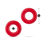 Stay Hard Donut Rings - Red Cock Rings - Set of 2 - Hush Store Sydney 