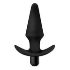 Anal Adventures Platinum Vibrating Plug - Black 12.7 cm (5'') Vibrating Butt Plug