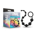 Anal Adventures Platinum 10 Anal Beads - Black - Black 31.7 cm Anal Beads - Hush Store Sydney 