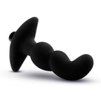 Anal Adventures Platinum Vibrating Prostate Massager 03 - Black USB Rechargeable 15.2 cm Prostate Massager - Hush Store Sydney 