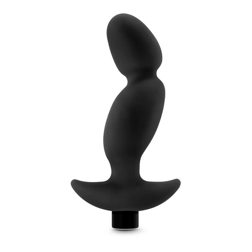 Anal Adventures Platinum Vibrating Prostate Massager 04 - Black 16.5 cm USB Rechargeable Prostate Massager - Hush Store Sydney 
