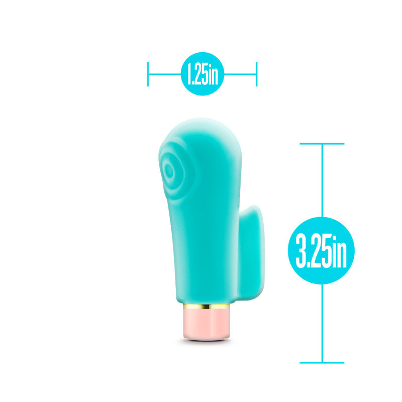 Aria Sensual AF - Teal USB Rechargeable Stimulator - Hush Store Sydney 