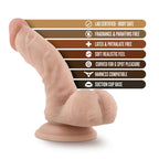 Coverboy - The Boy In Blue - Flesh 16.5 cm (6.5'') Dong - Hush Store Sydney 