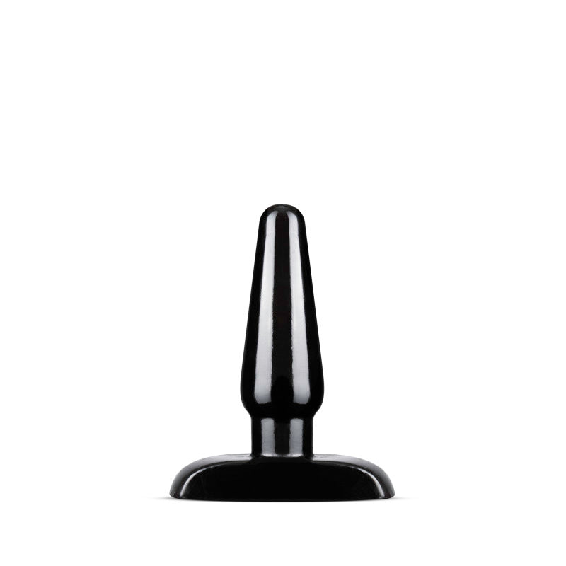 Anal Adventures Basic Anal Plug - Small - Black 10.8 cm Butt Plug - Hush Store Sydney 