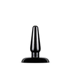 Anal Adventures Basic Anal Plug - Small - Black 10.8 cm Butt Plug - Hush Store Sydney 