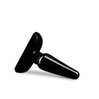 Anal Adventures Basic Anal Plug - Small - Black 10.8 cm Butt Plug - Hush Store Sydney 