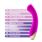 Aria Bangin' AF - Purple 18.4 cm USB Rechargeable Vibrator - Hush Store Sydney 