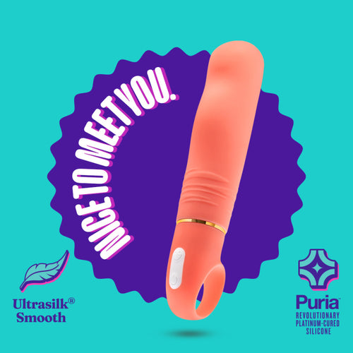 Aria Smokin' AF - Coral 15.2 cm Vibrator - Hush Store Sydney 
