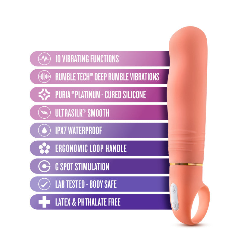 Aria Smokin' AF - Coral 15.2 cm Vibrator - Hush Store Sydney 