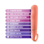 Aria Smokin' AF - Coral 15.2 cm Vibrator - Hush Store Sydney 