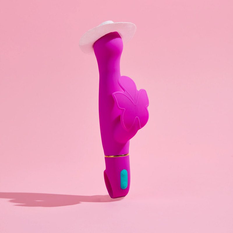 Aria Naughty AF - Plum 18.4 cm Butterfly Vibrator - Hush Store Sydney 