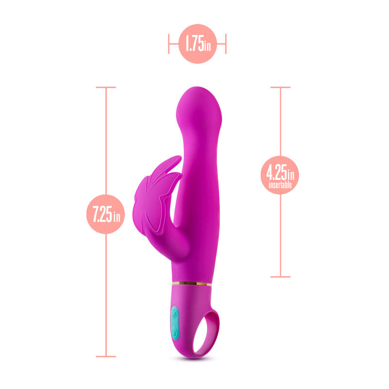 Aria Naughty AF - Plum 18.4 cm Butterfly Vibrator - Hush Store Sydney 