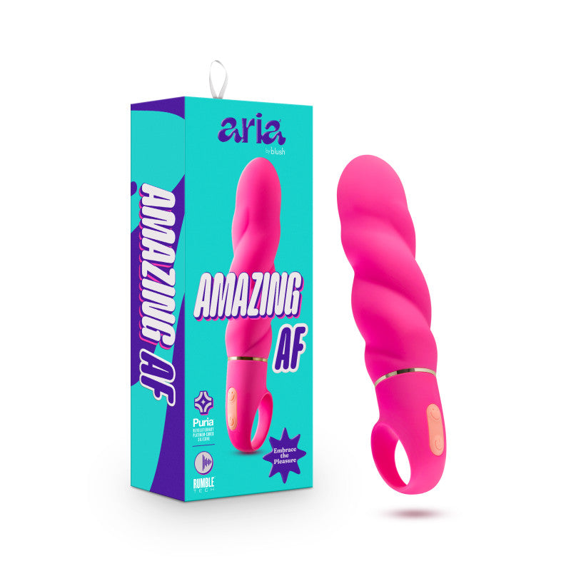 Aria Amazing AF - Fuschia Pink 15.9 cm Vibrator - Hush Store Sydney 