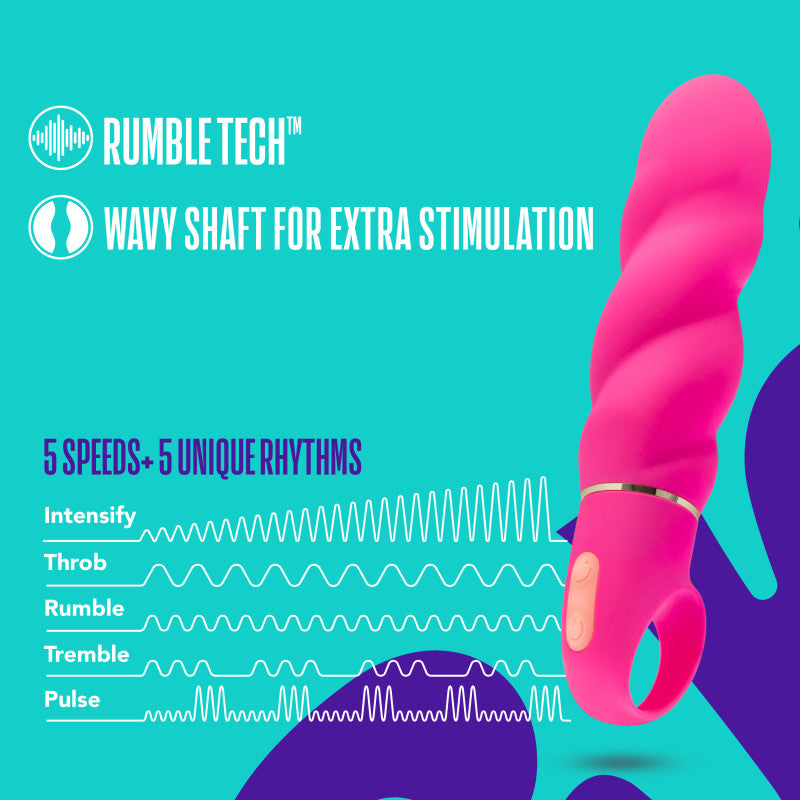 Aria Amazing AF - Fuschia Pink 15.9 cm Vibrator - Hush Store Sydney 
