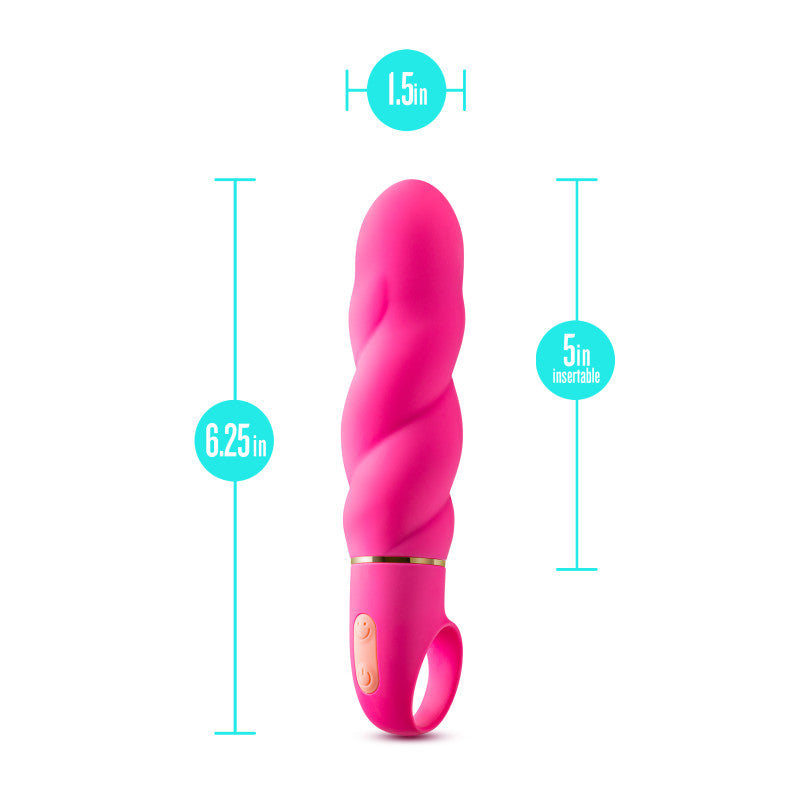 Aria Amazing AF - Fuschia Pink 15.9 cm Vibrator - Hush Store Sydney 