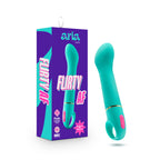 Aria Flirty AF - Teal 16.5 cm Vibrator - Hush Store Sydney 