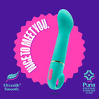 Aria Flirty AF - Teal 16.5 cm Vibrator - Hush Store Sydney 