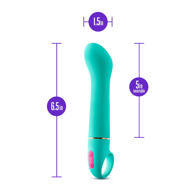 Aria Flirty AF - Teal 16.5 cm Vibrator - Hush Store Sydney 