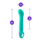 Aria Flirty AF - Teal 16.5 cm Vibrator - Hush Store Sydney 