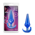 B Yours Large Anal Plug - Blue 12.2 cm Butt Plug - Hush Store Sydney 