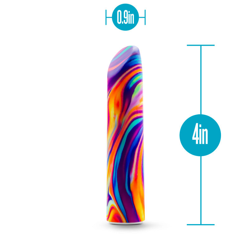 Limited Addiction Psyche - Power Vibe - Rainbow 10.2 cm USB Rechargeable Bulet - Hush Store Sydney 