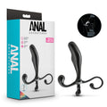 Anal Adventures Prostate Stimulator - Black 12.7 cm Prostate Massager - Hush Store Sydney 