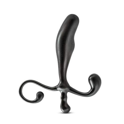 Anal Adventures Prostate Stimulator - Black 12.7 cm Prostate Massager - Hush Store Sydney 
