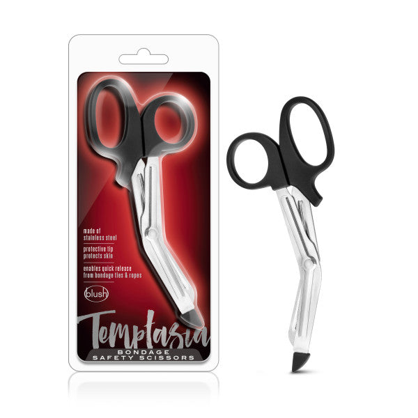 Temptasia Safety Scissors - Black Bondage Safety Sisters - Hush Store Sydney 