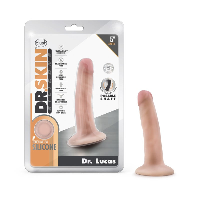 Dr. Skin Silicone Dr. Lucas - Flesh 14 cm Dong - Hush Store Sydney 