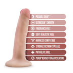 Dr. Skin Silicone Dr. Lucas - Flesh 14 cm Dong - Hush Store Sydney 