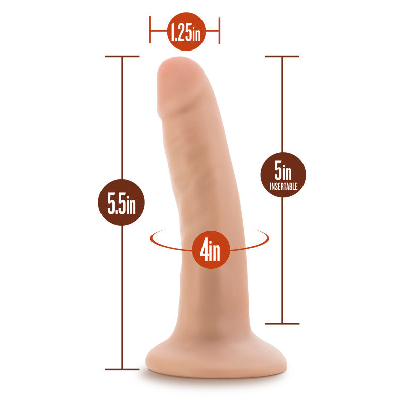Dr. Skin Silicone Dr. Lucas - Flesh 14 cm Dong - Hush Store Sydney 