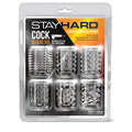 Stay Hard - Cock Sleeve Kit - Clear Penis Sleeves - 6 Pack - Hush Store Sydney 
