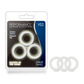 Performance VS2 Pure Premium Silicone Cockrings - Glow In Dark Small Cock Rings - Set of 3 - Hush Store Sydney 